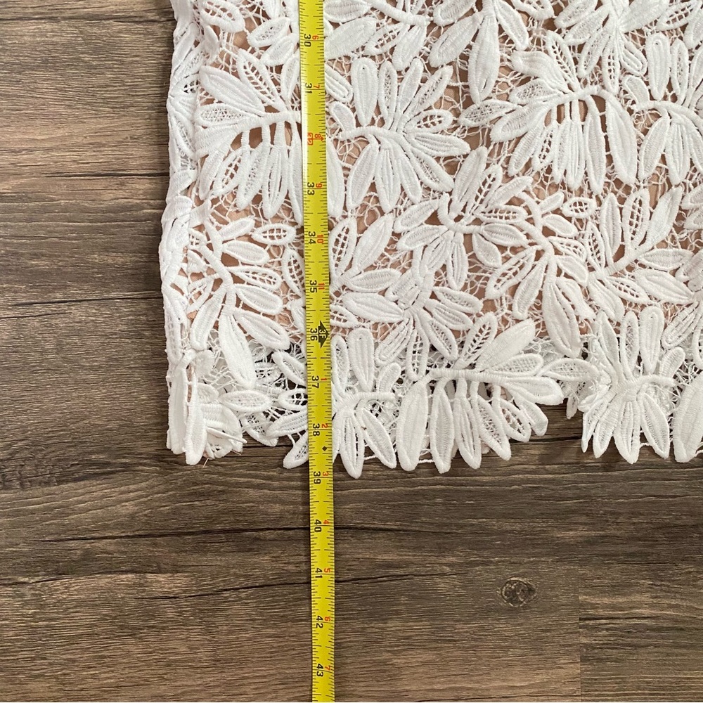 Lulus women’s white lace midi dress size S - Picture 8 of 12